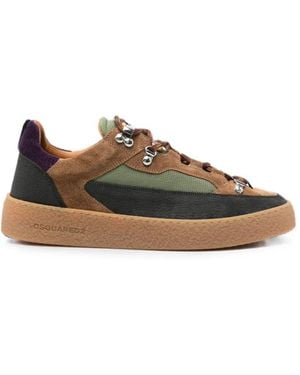 DSquared² Lace-Up Trainers - Brown