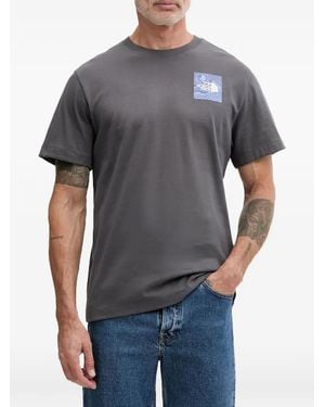 The North Face Graphic-Print T-Shirt - Grey