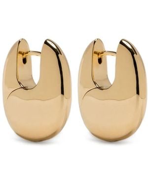 Tom Wood Medium Pebble Hoops Earrings - Natural