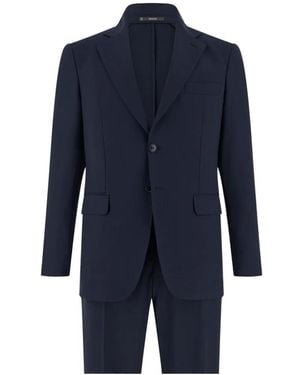 BOGGI Flap-Pocket Suit - Blue