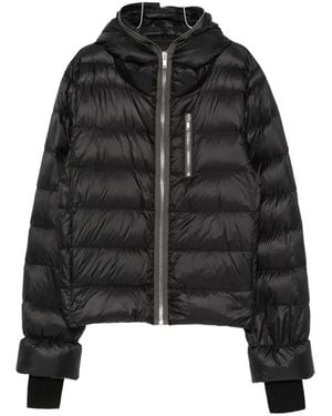 Rick Owens Gimp Hooded Down Jacket - Black