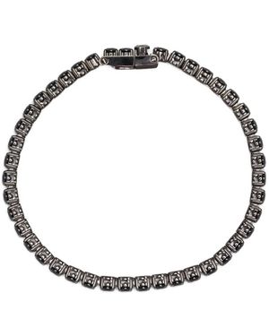 Swarovski Pulsera bañada en rutenio - Metálico