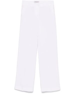 ERMANNO FIRENZE ストレートパンツ - ホワイト