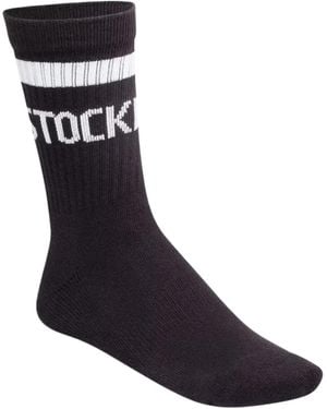 Birkenstock Gestreifte Socken - Schwarz