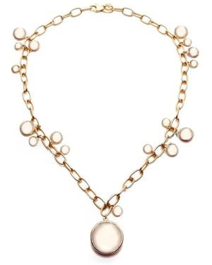 Goshwara Mischief Moonstone Necklace - Metallic