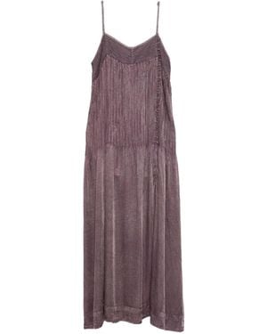 Mes Demoiselles Maxi-Jurk Met V-Hals - Paars