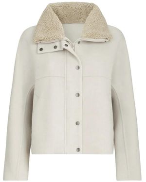 Brunello Cucinelli Hand-Crafted Outerwear Jacket - White