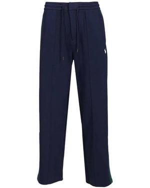 Polo Ralph Lauren Side-Stripe Drawstring-Waist Track Trousers - Blue