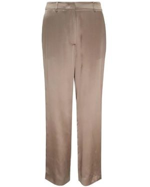 Club21 Collection Miriam Satin Trousers - Natural