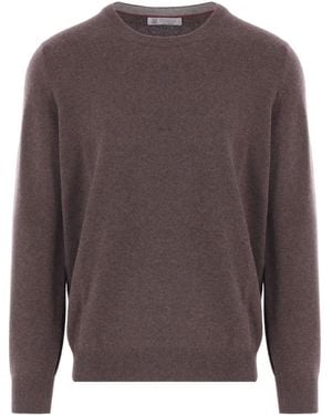 Brunello Cucinelli Pull En Cachemire - Marron