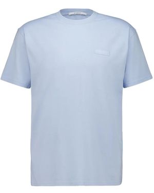 Givenchy T-Shirt Met Logo-Applicatie - Blauw
