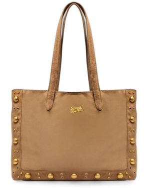 Secret Pon-pon Tatiana Schultertasche - Natur