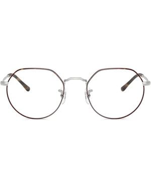 Ray-Ban Geometric-Frame Glasses - Brown