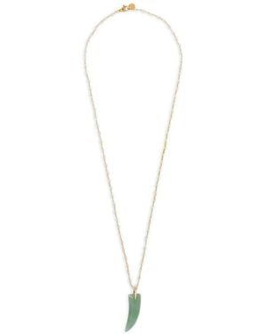 BLAKLACE Perlenkette Mit Anhänger - Weiß