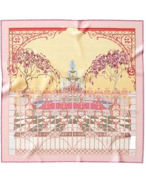 Elizabetta Garden Of Dreams Scarf - Pink