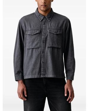 Levi's Geknöpftes Hemd Mit Taschendetail - Schwarz