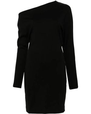 P.A.R.O.S.H. Schulterfreies Ready Kleid - Schwarz