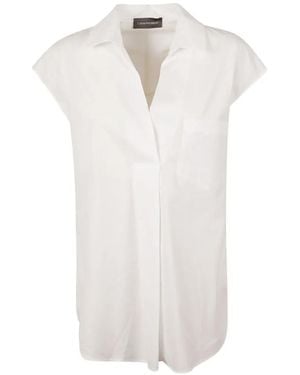 Lorena Antoniazzi Camisa Con Detalle En El Bolsillo - Blanco