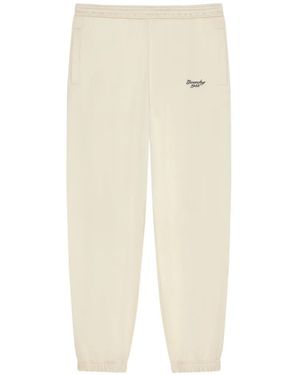 Givenchy 1952-Signature Embroidered Track Trousers - White
