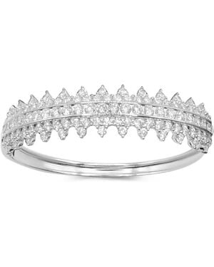 Hzmer Jewelry Tara Crystal-Embellished Bangle Bracelet - White