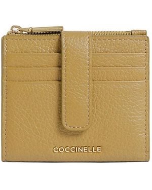 Coccinelle Logo-Plaque Wallet - Natural