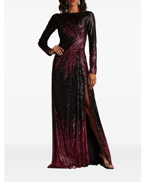 Tadashi Shoji Robe Longue Stellare - Rouge