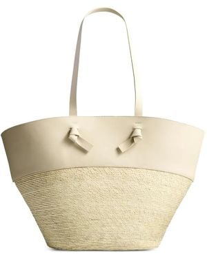 Altuzarra Large Knot Basket-Shape Tote Bag - Natural