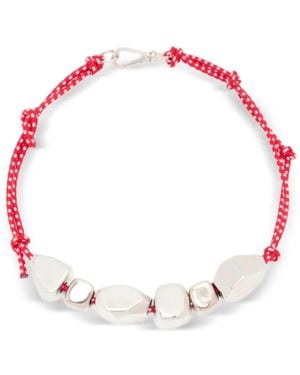 Plan C Knotted Necklace - Red