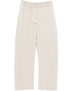 Doublet Drawstring Distressed Track Trousers - White