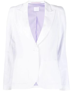 ..,merci Single-Breasted Blazer - White