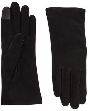 Agnelle Denise Shearling Gloves - Black