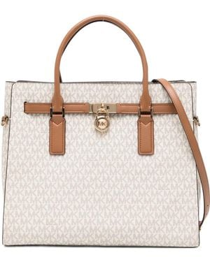 Michael Kors Large Hamilton Moderne Tote Bag - Natural