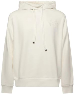 Etro Pegaso-embroidered Hoodie - ホワイト