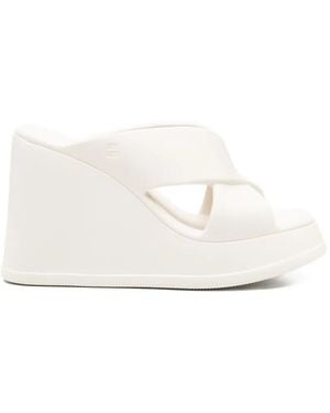Melissa Crossover-Strap Sandals - White