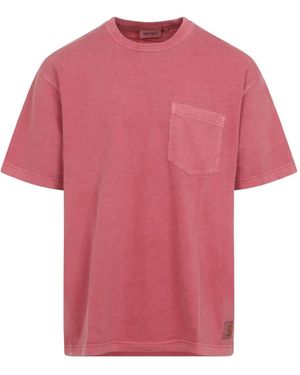 Carhartt Torion Pocket-Detail T-Shirt - Pink