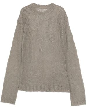 HELIOT EMIL Pull À Encolure Ras Du Cou - Gris