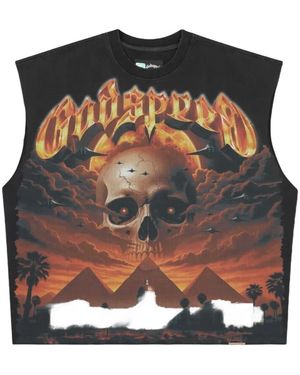 Godspeed Echoes Empire Graphic-Print T-Shirt - Black