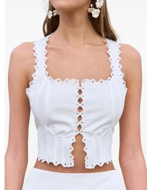 Cult Gaia Jane Top - White