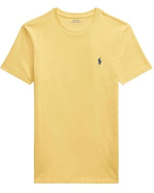 Polo Ralph Lauren T-Shirt mit Stickerei - Gelb
