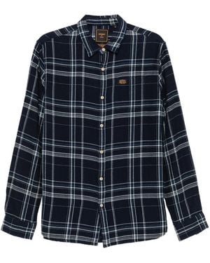 Superdry Checked Shirt - Blue