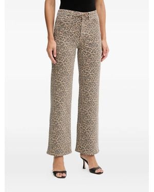 Guess Jeans Met Luipaardprint - Naturel