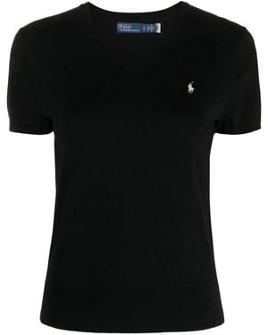Polo Ralph Lauren Polo Pony Cotton T-Shirt - Black