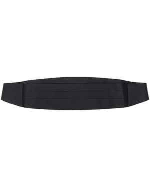 Tagliatore Clasp Fastening Cummerbund - Black