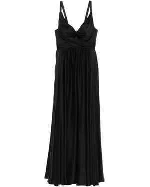Zimmermann V-neck midi dress - Schwarz