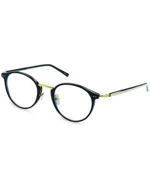 Masunaga Round Frame Glasses - Black