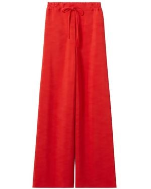 Claudie Pierlot Pantalon Met Trekkoord - Rood