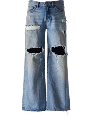 Satoshi Nakamoto Five-Pockets Jeans - Blue