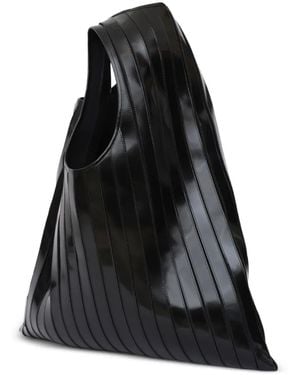 Louis-Gabriel Nouchi Ribbed Leather Tote Bag - Black