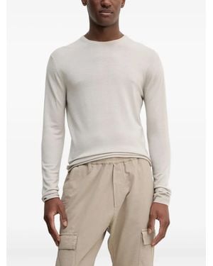 Barena Long-Sleeved Crew-Neck Sweater - Natural