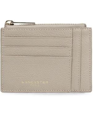 Lancaster Pebbled Leather Wallet - Natural
